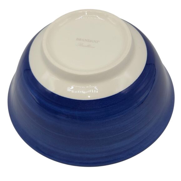 Brandani Italy Sushi Experience 8pc Porcelain Ramen Noodle Bowl Set Blue Striped - Picture 10 of 13